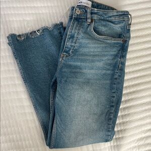 Zara mini flare jeans size 6